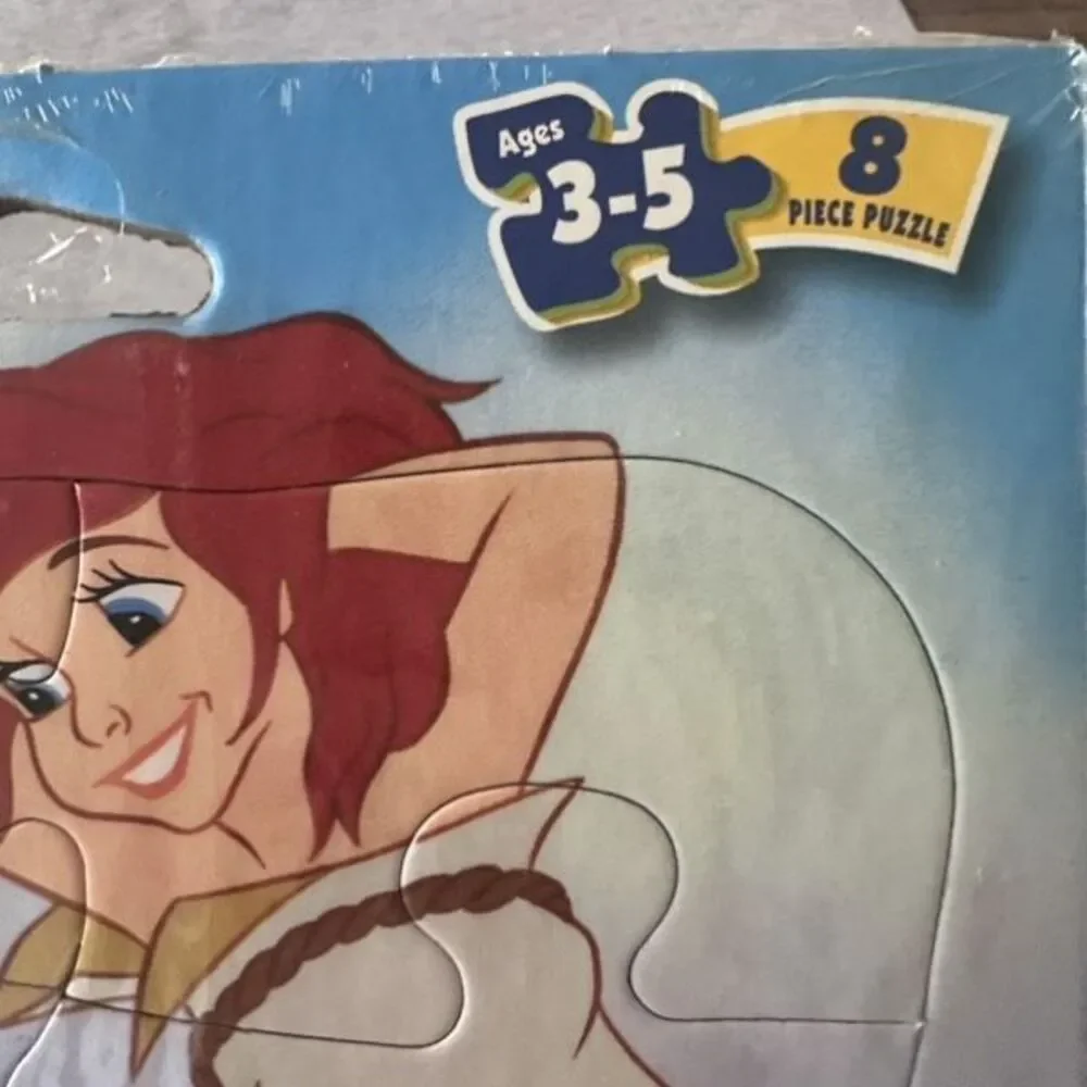 Disney NWT Y2K Vintage Little Mermaid puzzle Ariel, Flounder, Scuttle, Ages 3-5‎